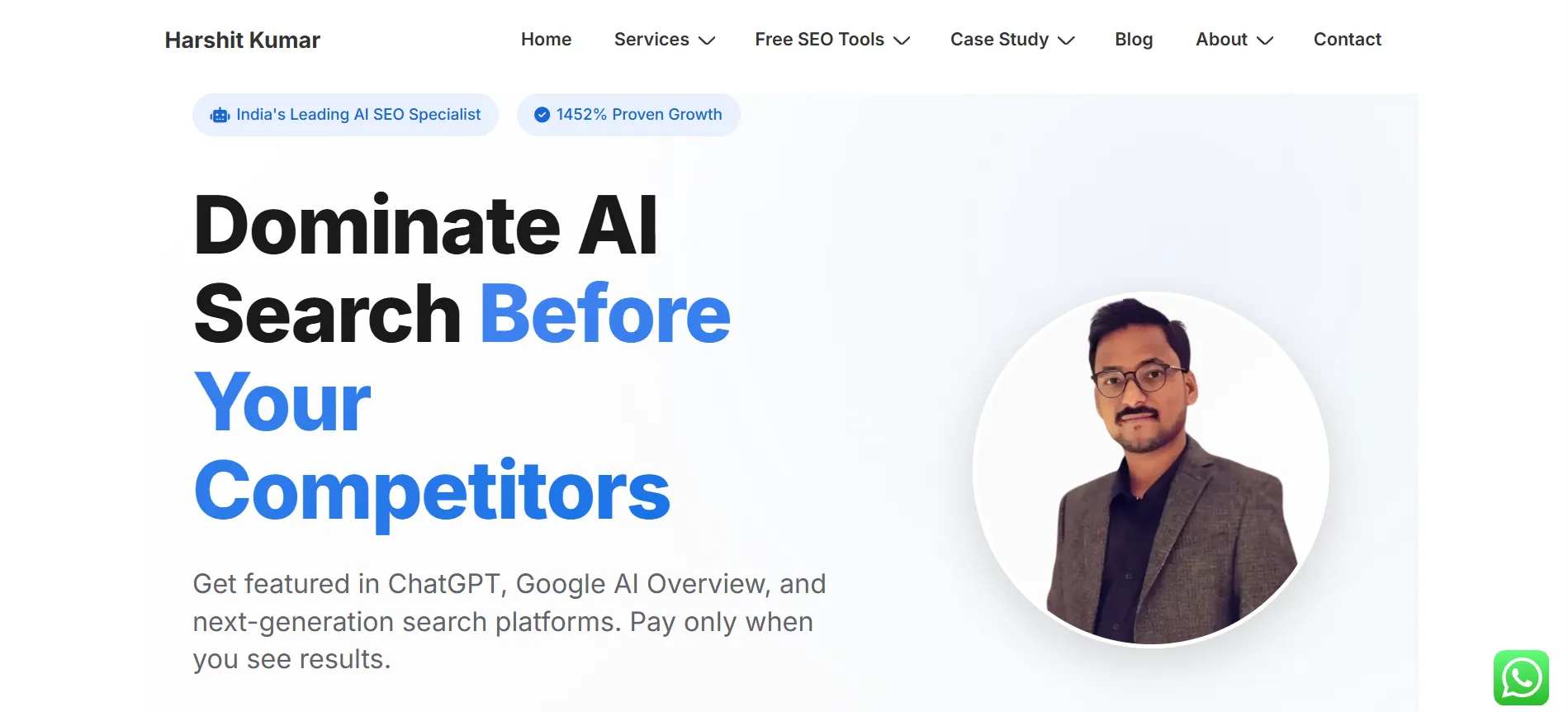 Harshit Kumar, on-page SEO specialist