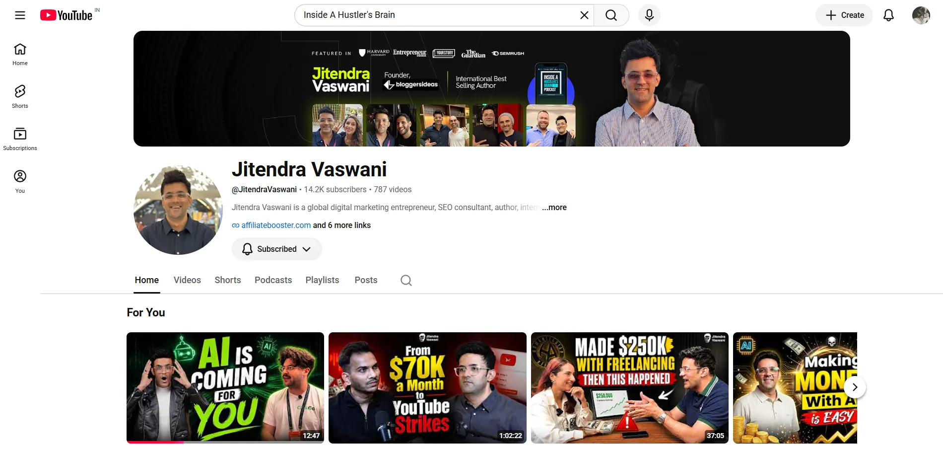 Jitendra Vaswani, founder of Digiexe