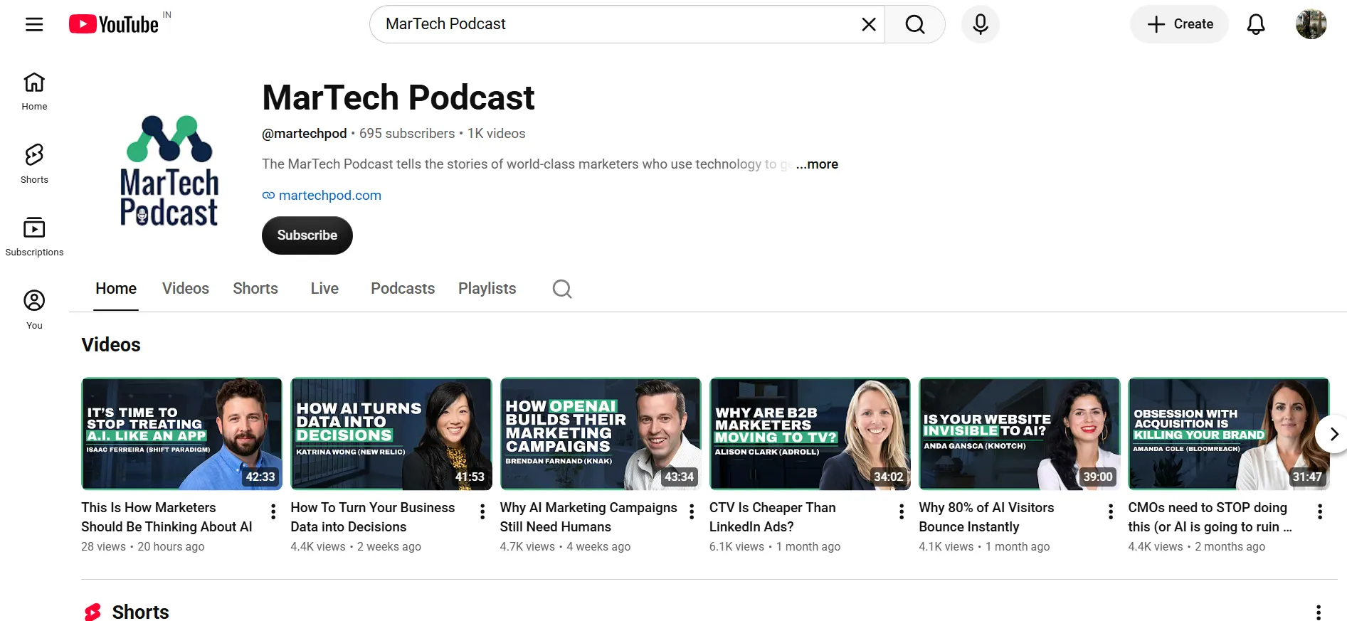 MarTech Podcast